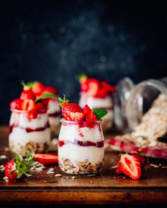 Photographe culinaire - Parfait fraises