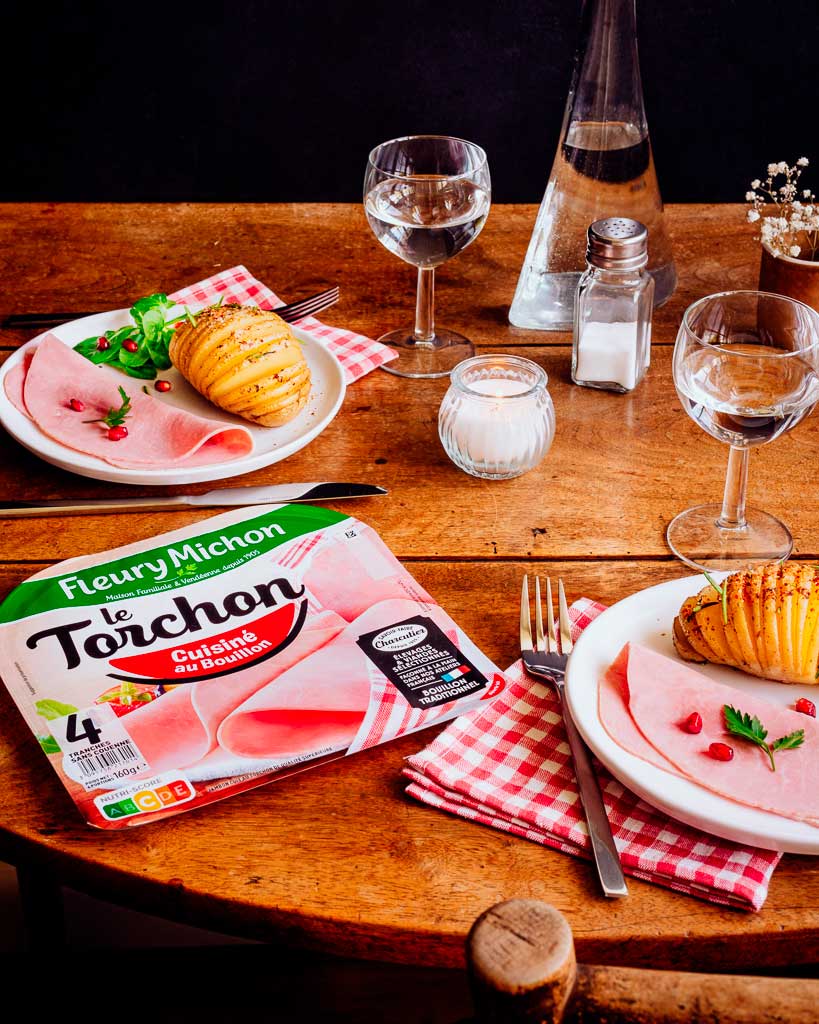 Ambiance restaurant pour le produit Torchon de chez Fleury Michon